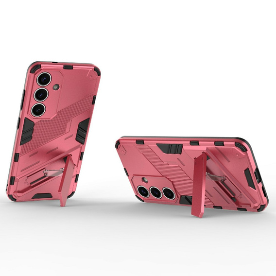 Case for Samsung Galaxy A56 5G, Military kickstand, pink