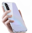 Case for Samsung Galaxy A36, Erbord Dropproof, transparent + Glass