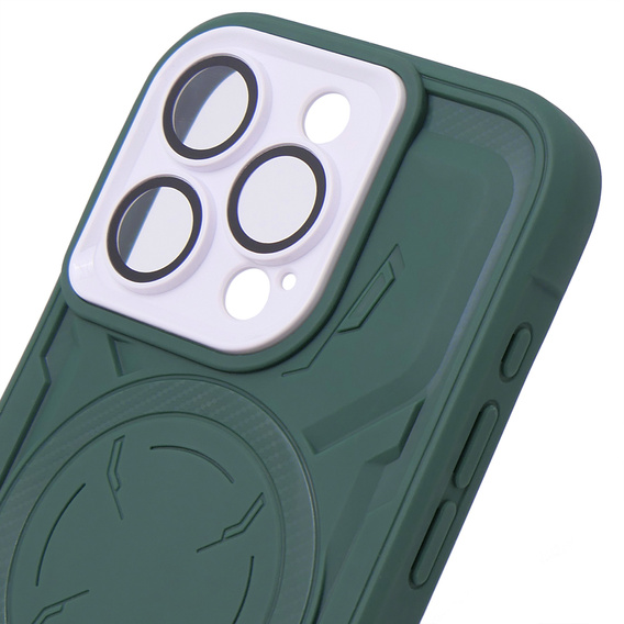 Case for iPhone 15 Pro Max, ERBORD Armor Mag, green