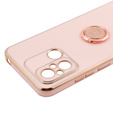 Case for Xiaomi Redmi 12C, Electro Ring, pink rose gold