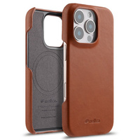 MELKCO case for iPhone 16 Pro, Waxy Textured, brown