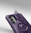 Armored case for Samsung Galaxy S24 FE, Dexnor Full Body (Two Frames), purple