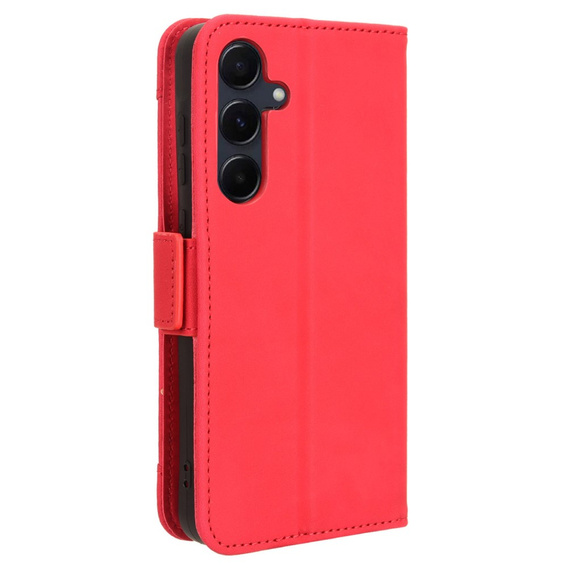 Flip case for Samsung Galaxy A35 5G, Card Slot, red