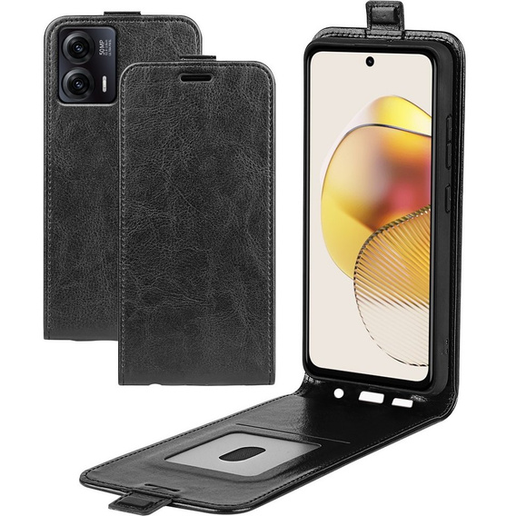 Flip case for Motorola Moto G73 5G, Flip, black