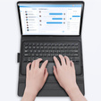 Case + keyboard Samsung Galaxy Tab S7 / S8, Dux Ducis Magnetic Keyboard, black