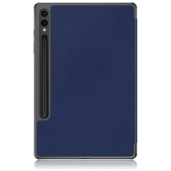 Case for Samsung Galaxy Tab S9 Plus, Smartcase with stylus space, blue