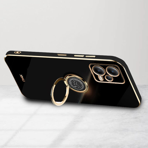 Case for POCO X5 Pro 5G, Electro Ring, black