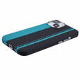 MagSafe's iPhone 13 Case, Carbon Fiber, black / blue