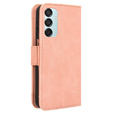 Flip case for Samsung Galaxy M15 5G, Card Slot, pink