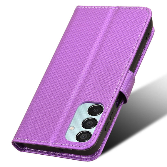 Flip case for Samsung Galaxy M15 5G, Wallet Smart Magnet, purple