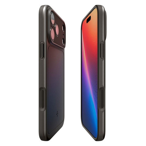 Spigen case for iPhone 17 Pro, Thin Fit MagSafe, Gunmetal