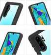 IP68 Waterproof Case for Huawei P30 Pro, Redpepper, black