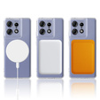 Case for Motorola Edge 50 Pro, Fusion Hybrid, for MagSafe, transparent