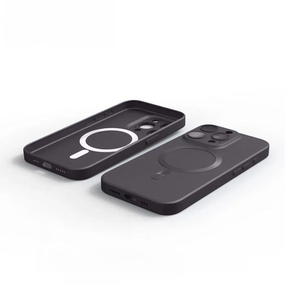 Case for iPhone 16 Pro Max, ColorMag, for MagSafe, grey