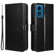 Flip case for Motorola Moto G24 / G24 Power / G04, Crazy Horse Wallet, black