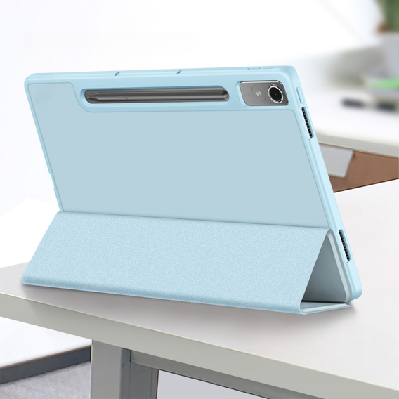 Case for Lenovo Tab P12, Smartcase with stylus space, blue