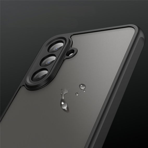 Matt Case for Samsung Galaxy A17 5G, smoked with black sides