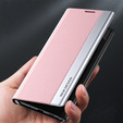 Flip case for Honor Magic 6 Lite 5G, Side Magnetic, pink