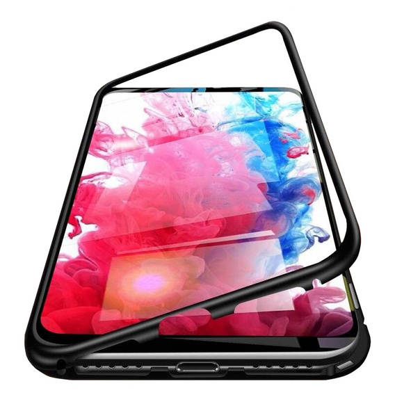 Case for iPhone 11 Pro Max, Magnetic Dual Glass, black