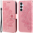 Flip case for Samsung Galaxy A54 5G, Mandala Flower, pink rose gold