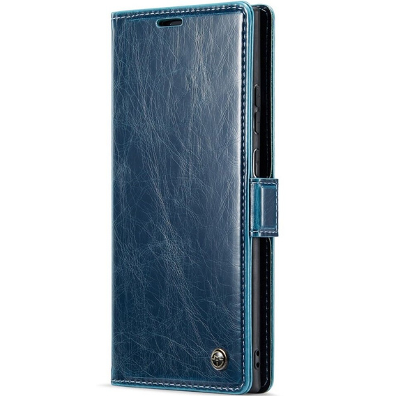 CASEME flip case for Samsung Galaxy Note 20 Ultra, Waxy Textublue, blue