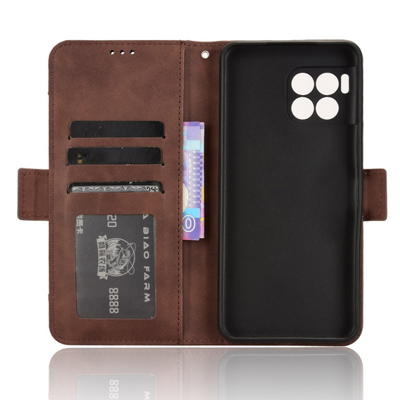 Flip case for T Phone 2 Pro 5G, Card Slot, brown