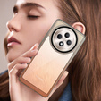 Case for Oppo Reno 12FS / 12F, Fusion Hybrid, transparent / black