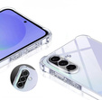 Case for Samsung Galaxy A36, Erbord Dropproof, transparent + Glass