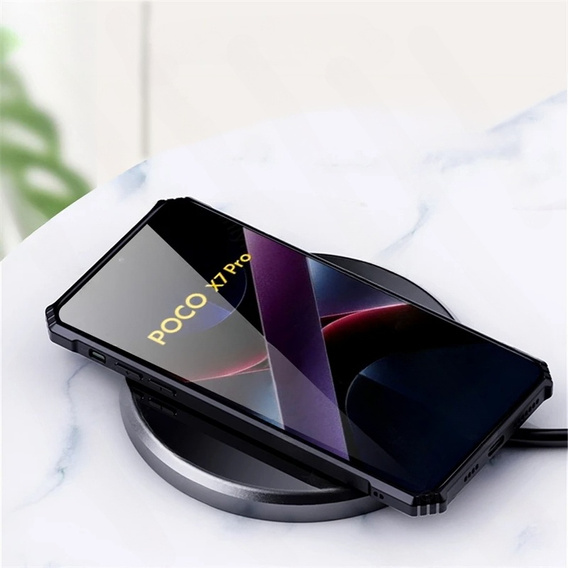 Case for Xiaomi Poco X7 Pro 5G, AntiDrop Hybrid, black