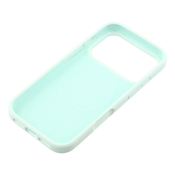 Silicone sleeve for iPhone 17 Pro, for MagSafe, anti-shock, green