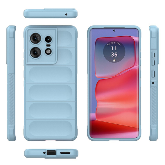 Case for Motorola Edge 50 Pro 5G, Gaming Shockproof, blue