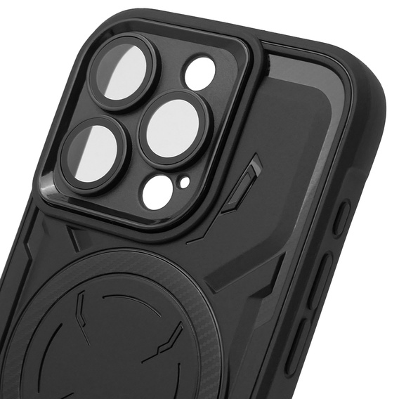 Case for iPhone 15 Pro Max, ERBORD Armor Mag, black