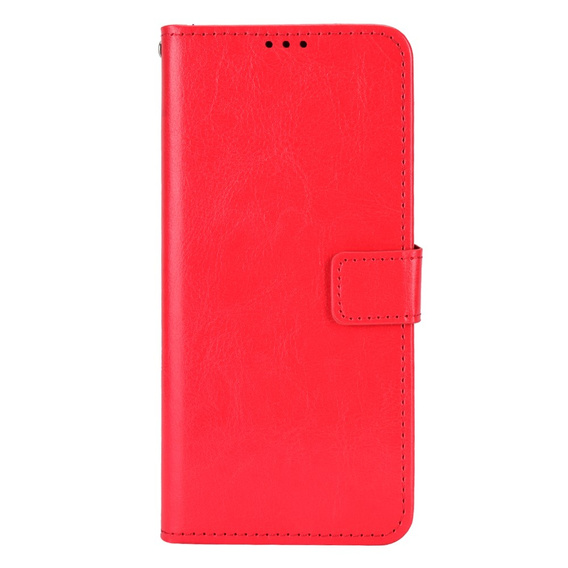 Flip case for Oppo Reno 11F 5G, Crazy Horse Wallet, red