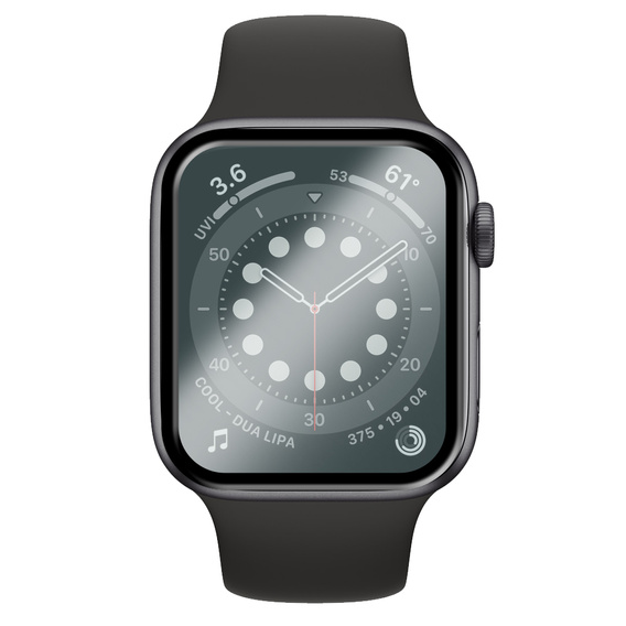 2x ERBORD Hybrid Glass for Apple Watch 4/5/6/SE 44mm