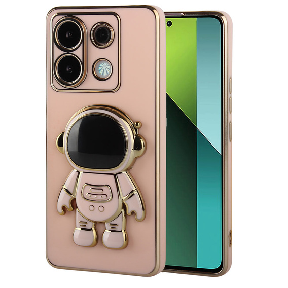 Case for Xiaomi Redmi Note 13 Pro 5G, Astronaut, pink + 9H Tempered Glass