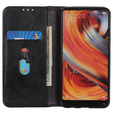 Case for Sony Xperia 5 V, Wallet Litchi Leather, black