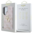 GUESS Case for Samsung Galaxy S25 Ultra, 4G Big Metal Logo, pink