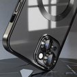 Case for iPhone 14 Plus, Electro MagSafe, black + Screen Glass