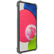IMAK case for Samsung Galaxy A53 5G, Dropproof, transparent / black