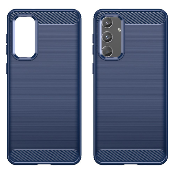 Case for Samsung Galaxy M55 5G, Carbon, blue