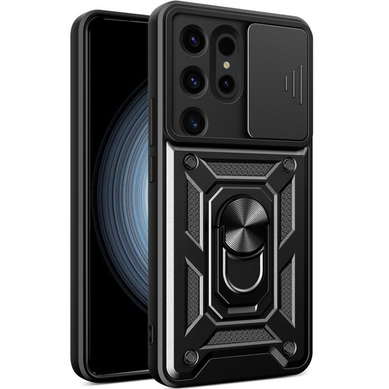 Case for Samsung Galaxy S24 Ultra, CamShield Slide, black