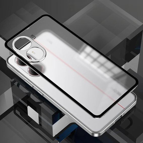 1 x Case for Xiaomi Poco X7 Pro 5G, Frame Case, silver
