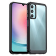 Case for Samsung Galaxy A25 5G, Fusion Hybrid, transparent / black + 9H glass