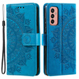 Flip case for Samsung Galaxy A14 4G/5G, Mandala, blue