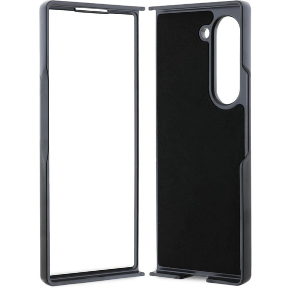 GUESS Case for Samsung Galaxy Z Fold6, 4G Big Metal Logo, brown