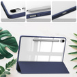 Case for Samsung Galaxy Tab S10 Lite / S10 FE / S9 FE, Smartcase Hybrid, with stylus space, dark blue