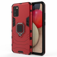 Case for Samsung Galaxy A02S, Kickstand Ring, red
