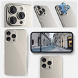 2x ERBORD OPTIK Pro Camera Tempered Glass for iPhone 16 Pro/16 Pro Max / 15 Pro/15 Pro Max/14 Pro/14 Pro Max, titanium