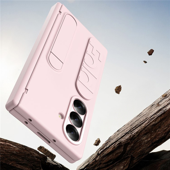 Case with handle and stand - pink for Samsung Galaxy Z Fold7