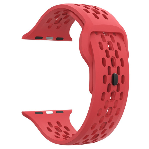 Silicone Strap for Apple Watch 1/2/3/4/5/6/7/8/SE/ULTRA 42/44/45/49MM, Red